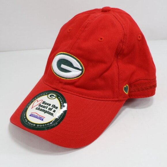 Reebok Green Bay Packers Hat Cap American Family Have Heart Of A Champion - Picture 2 of 9
